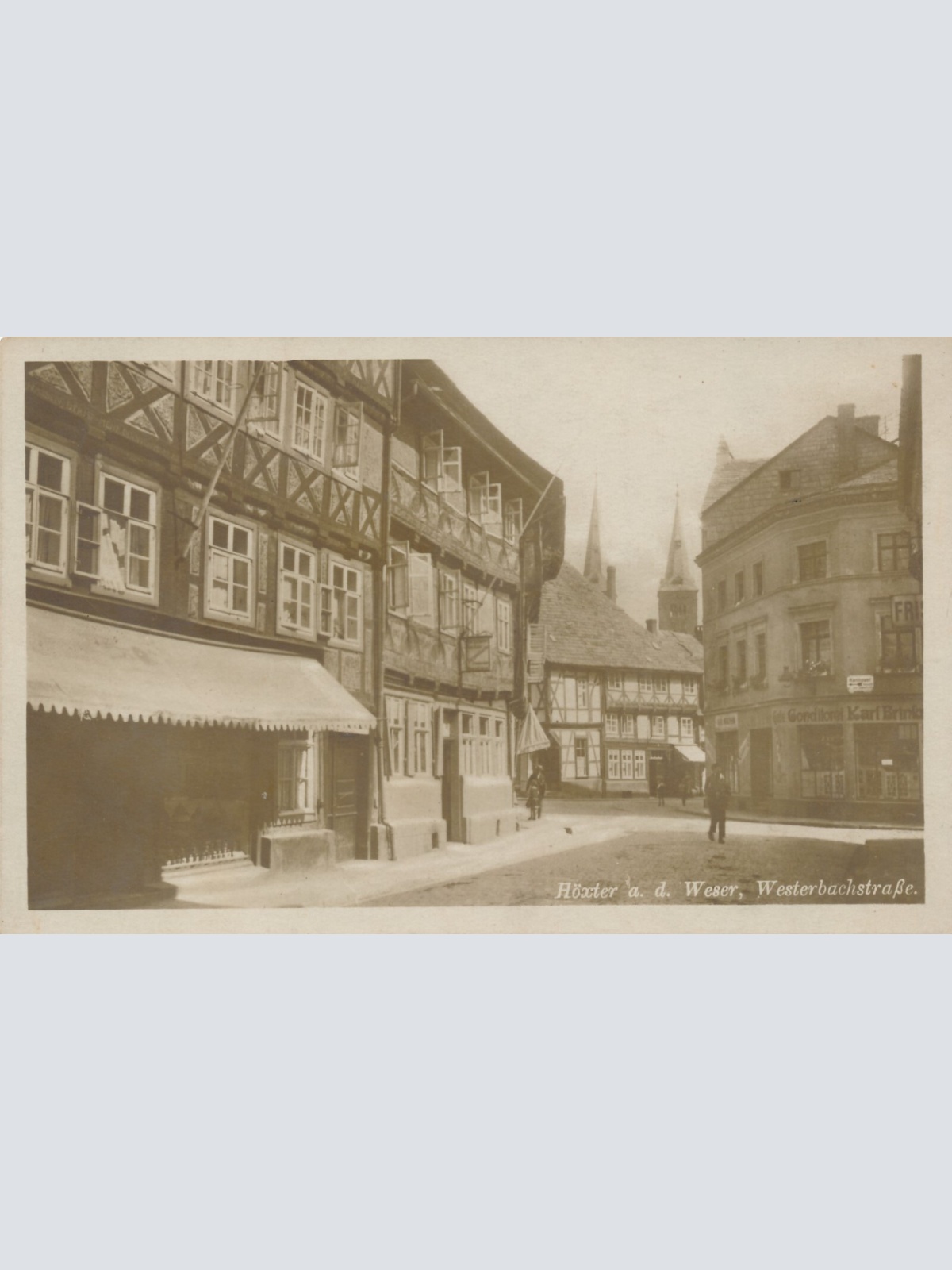 AK, Höxter an der Weser, Westerbachstraße, Nordrhein-Westfalen (S1796)