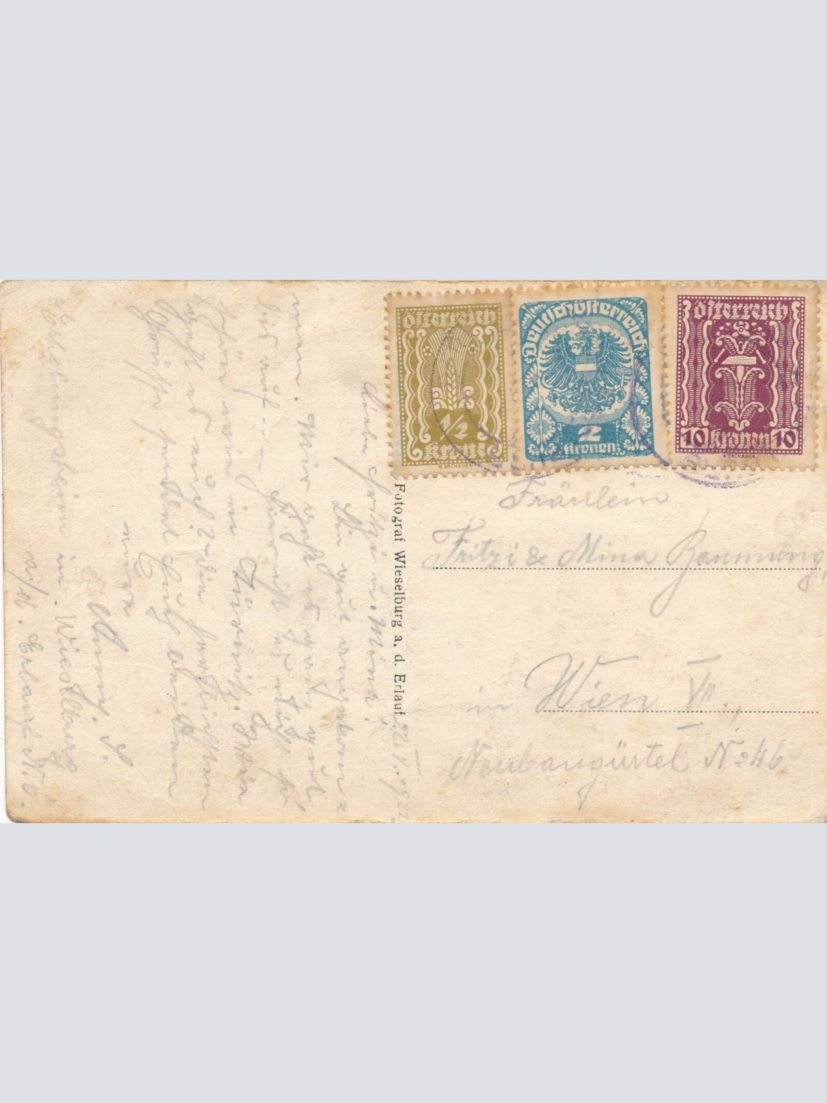 AK aus Wieselburg an der Erlauf Niederösterreich (6287)