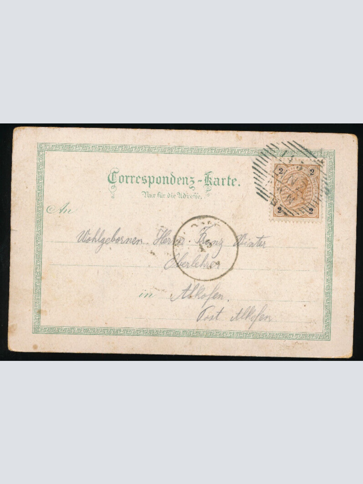 Litho - Karte gruss aus Kürenberg Oberösterreich (6036)