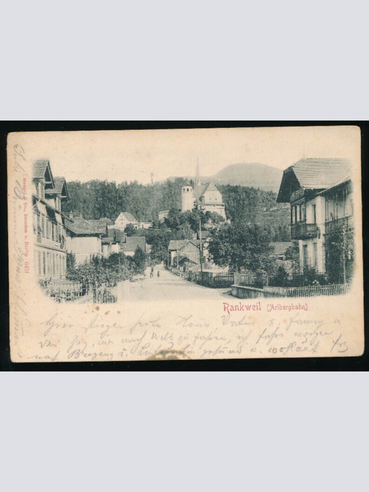 AK aus Rankweil Straßenansicht Vorarlberg (6052)