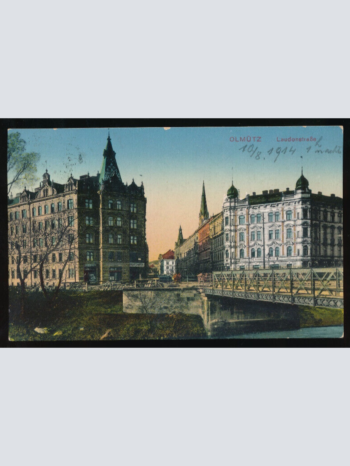 AK aus Olmütz Laudonstraße Tschechoslowakei (5949)