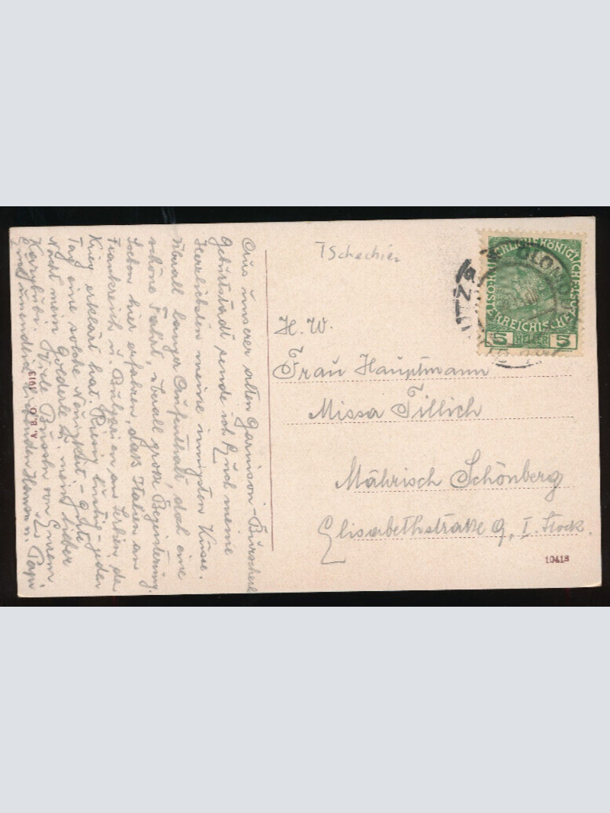 AK aus Olmütz Laudonstraße Tschechoslowakei (5949)