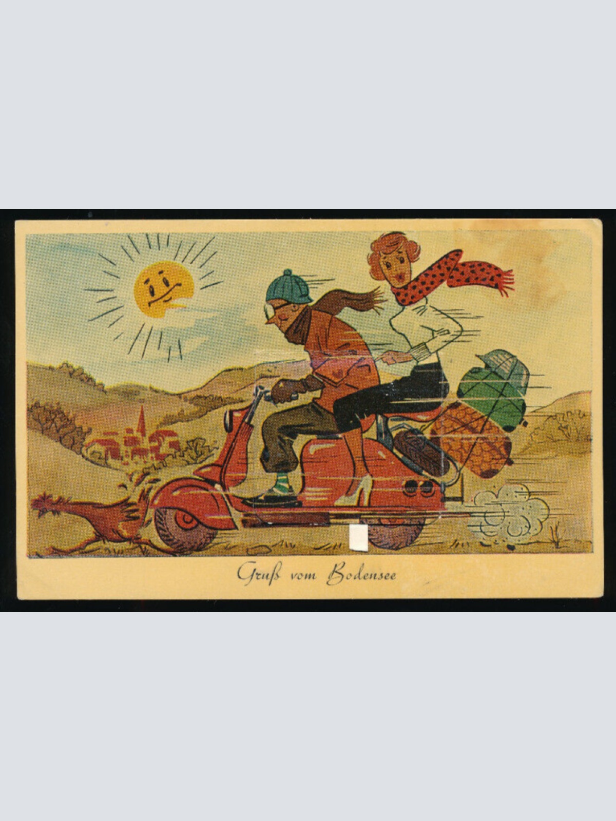 Leporello - Karte gruß vom Bodensee Bayern (5959)