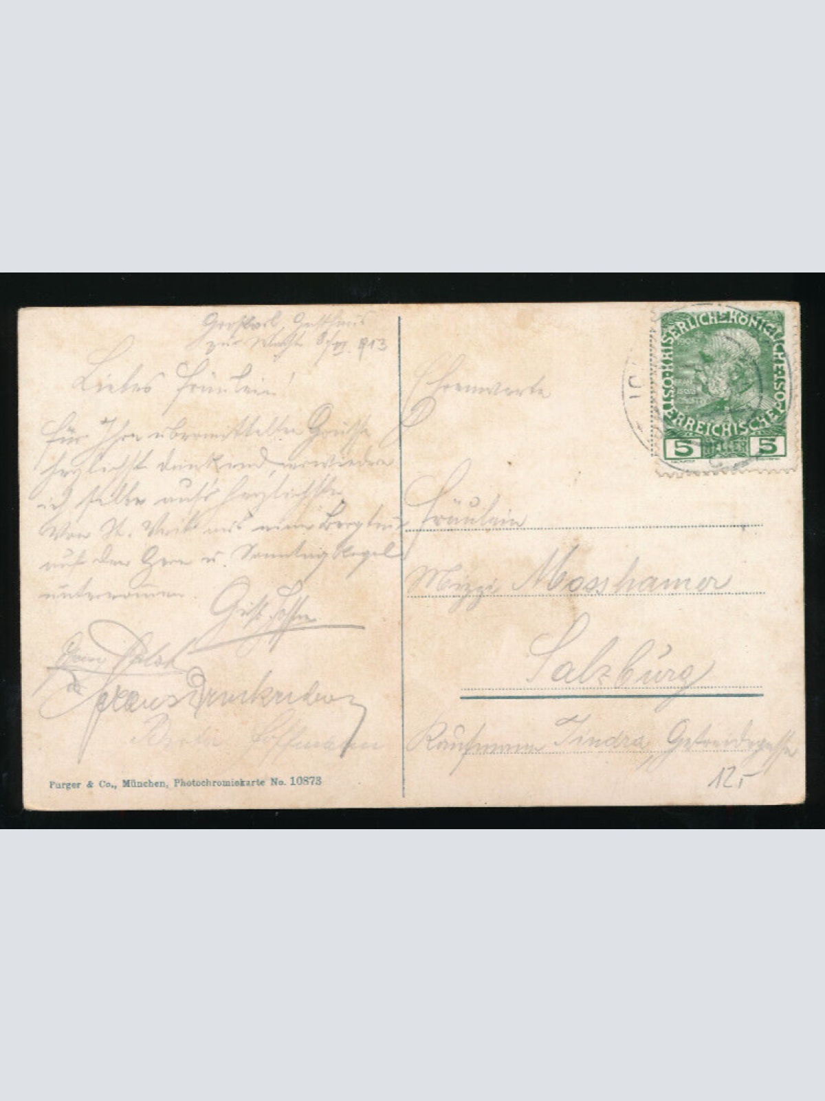 AK Mitterberg Alm gegen die Mandelwand Salzburg (5993)