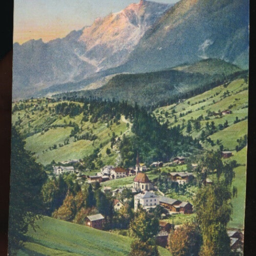 AK aus Mühlbach mit dem Hochkönig Salzburg (5994)