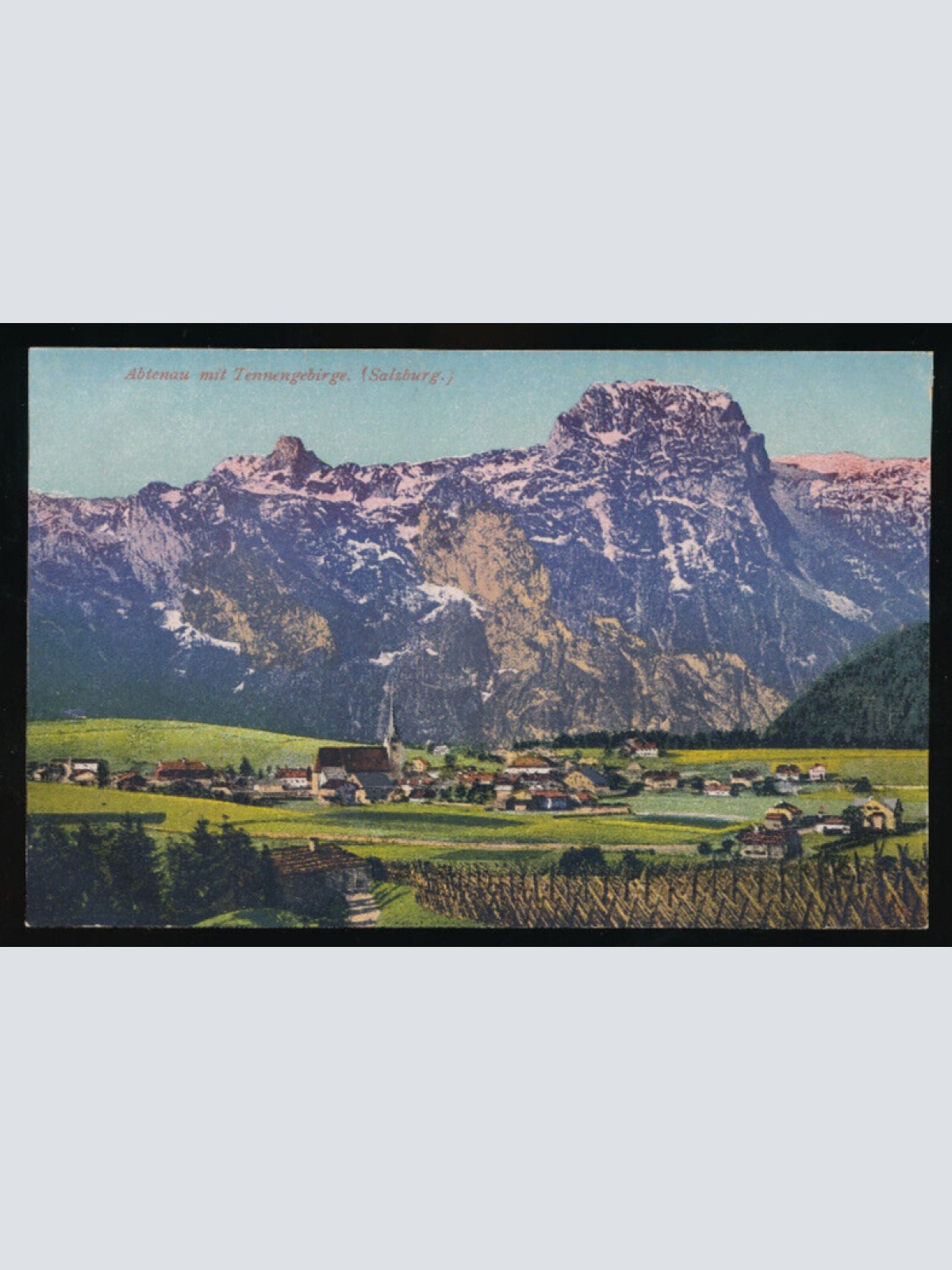 AK aus Abtenau mit Tennengebirge Salzburg (5997)