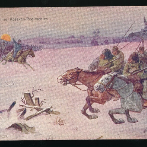 AK Verfolgung eines Kosaken-Regimentes (5987)