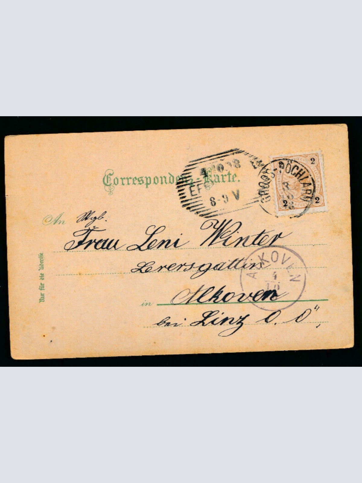 Litho - Karte gruss aus Pöchlarn Niederösterreich (5973)