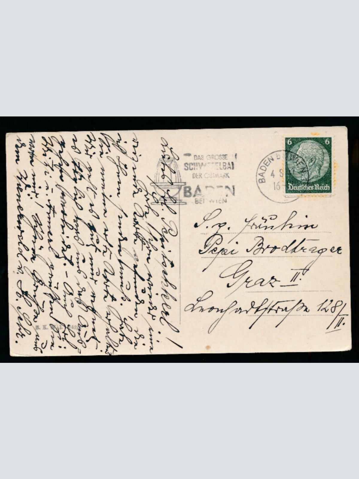 Motiv - Karte Dackel liest Zeitung (5964)