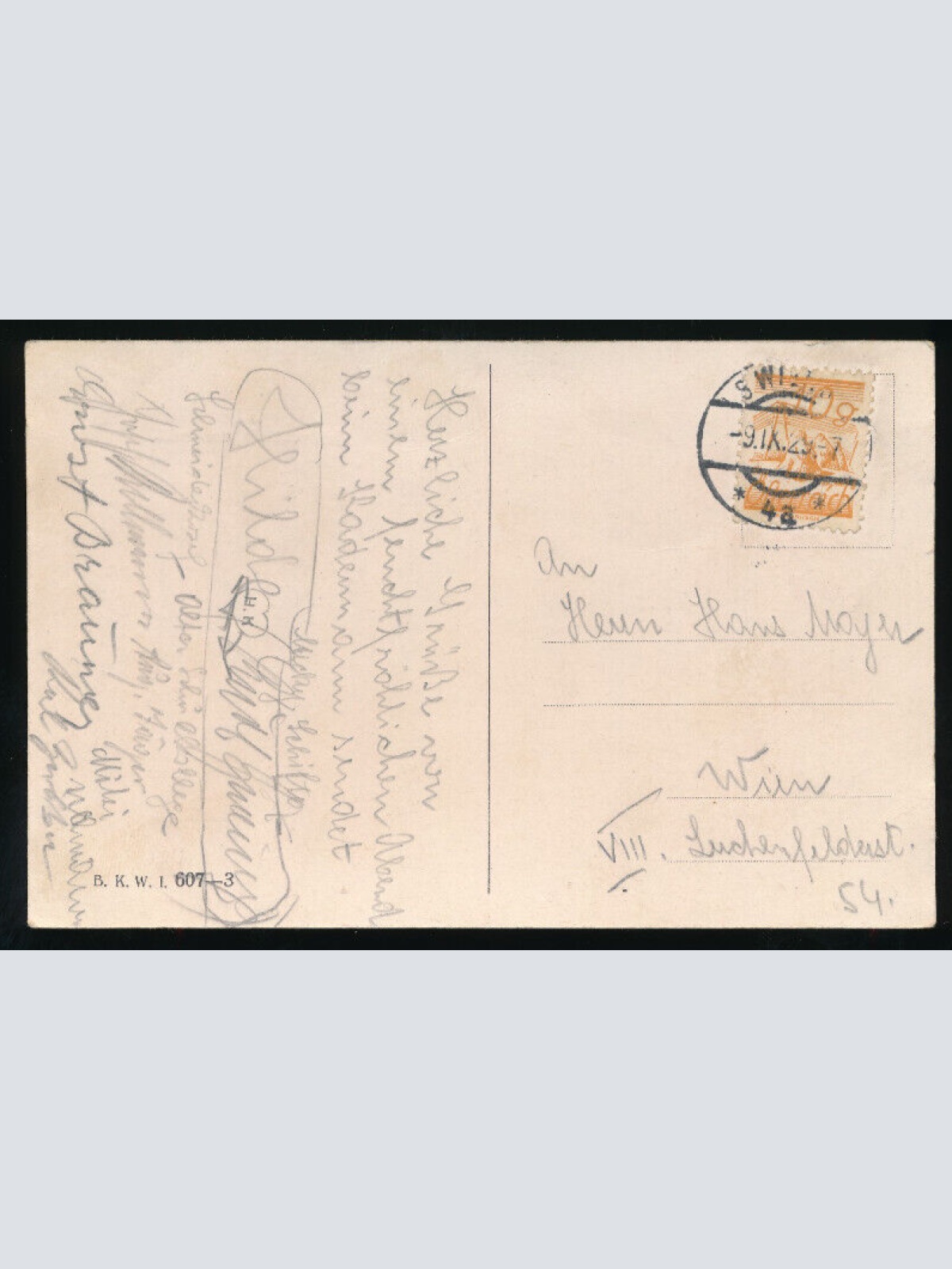 Motiv - Karte Schlecht eingeschenkt Hund mit Bierkrug (5966)