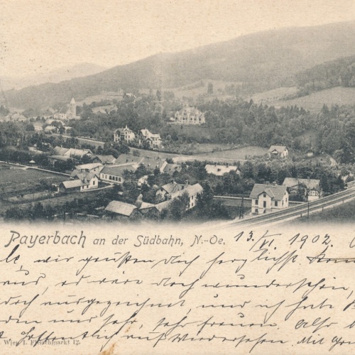 AK aus Payerbach Niederösterreich (6392)