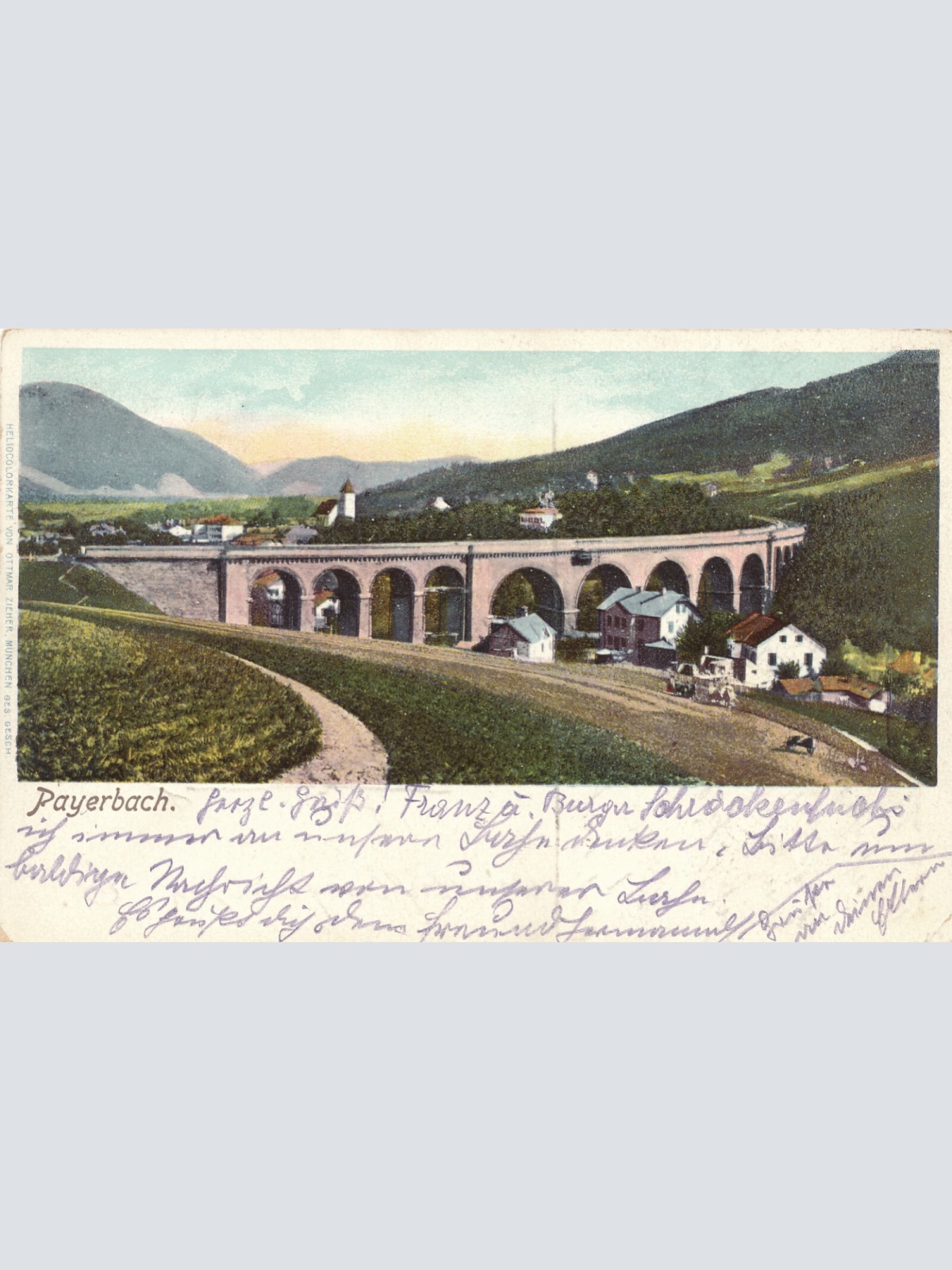 AK aus Payerbach Niederösterreich (6387)