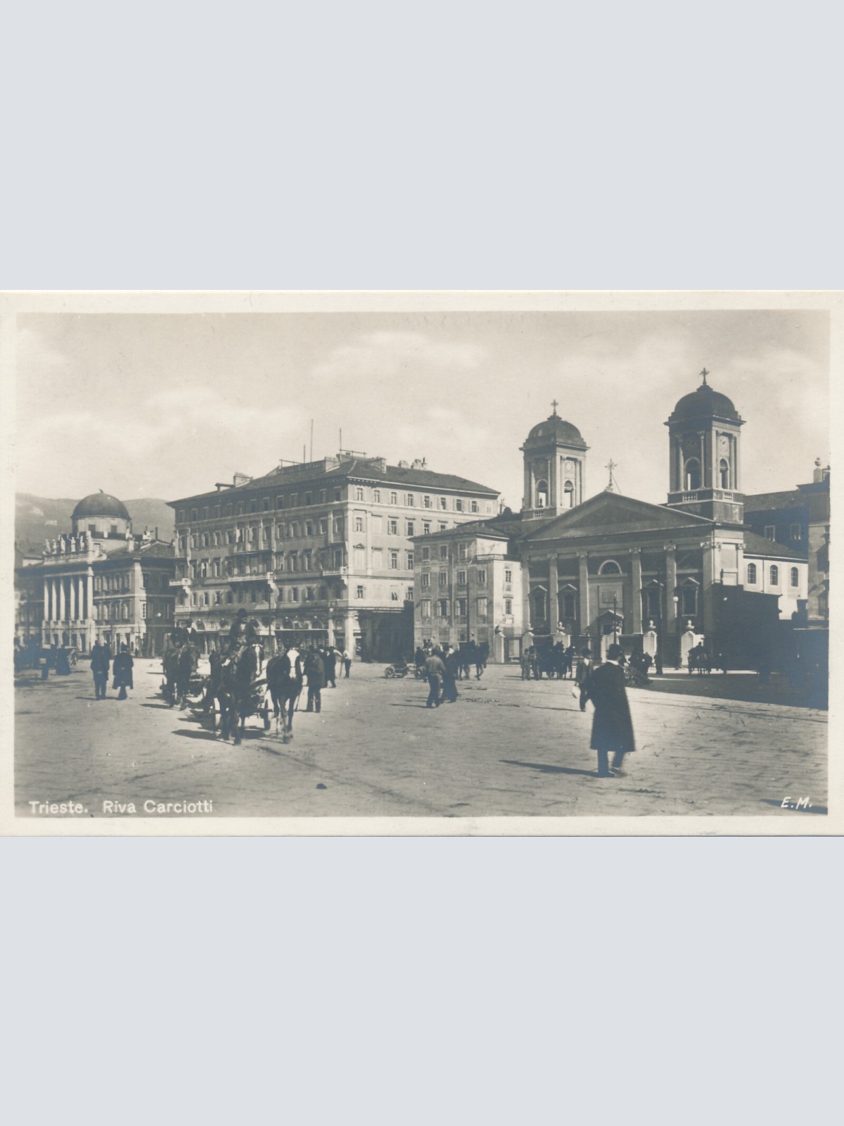 AK aus Trieste Riva Carciotti Italien (6380)