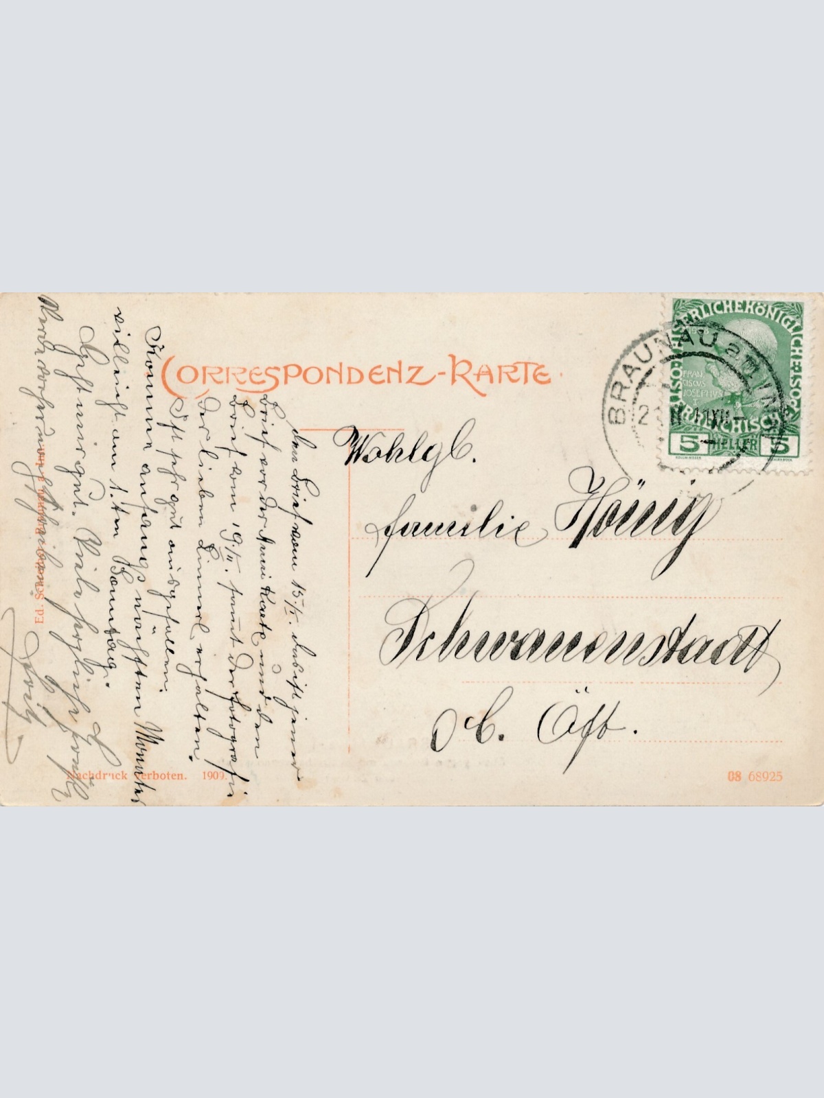 AK aus Braunau am Inn Oberösterreich (6669)