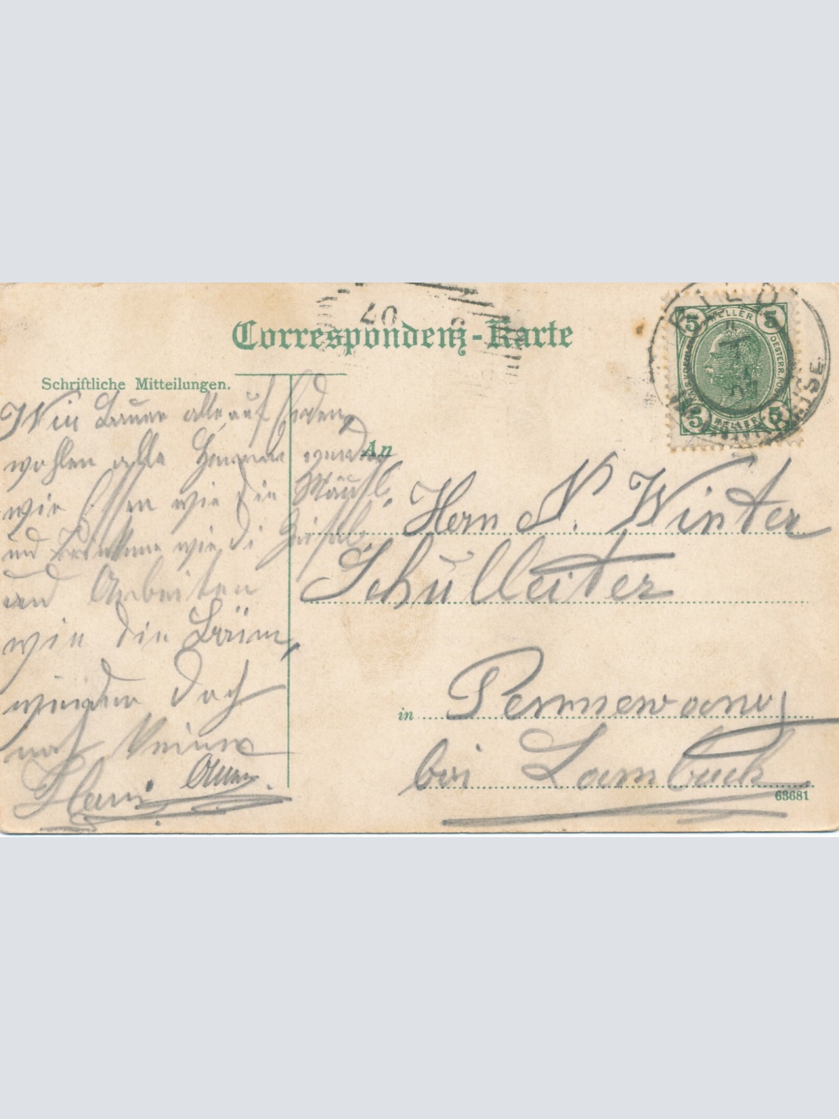 AK aus Ried Hauptplatz Oberösterreich (6477)