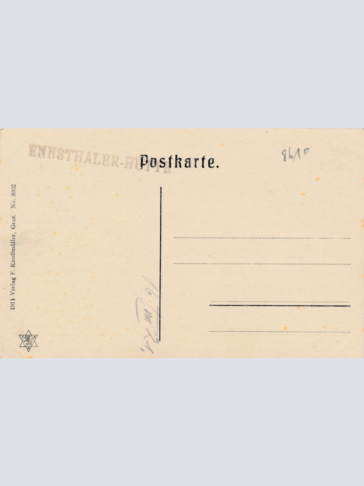 AK vom Gesäuse Gstatterboden mit Bahnhof Steiermark (6424)
