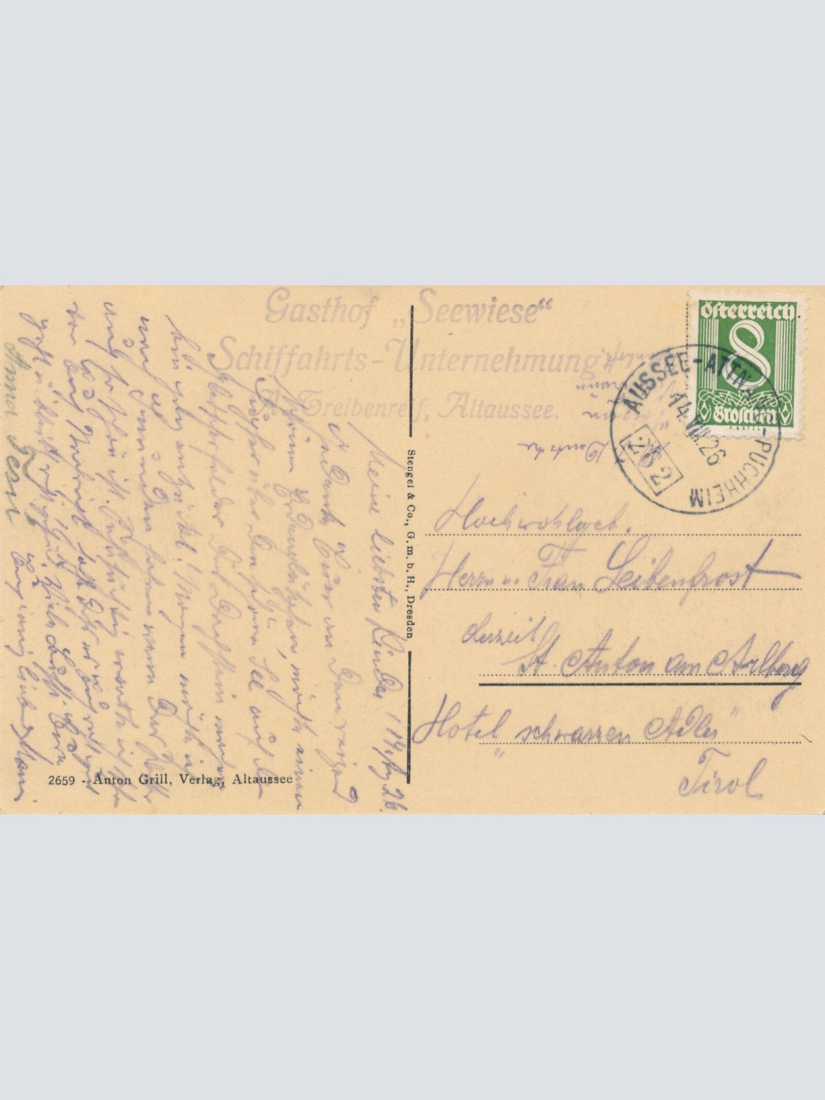 AK aus Alt Aussee Stmk  (6367)