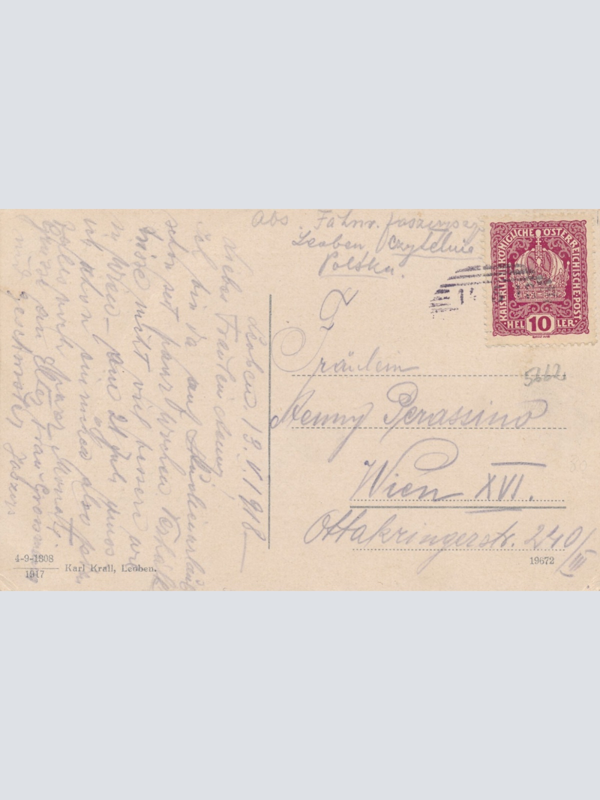 AK aus Leoben mit Brücke Stmk  (6365)