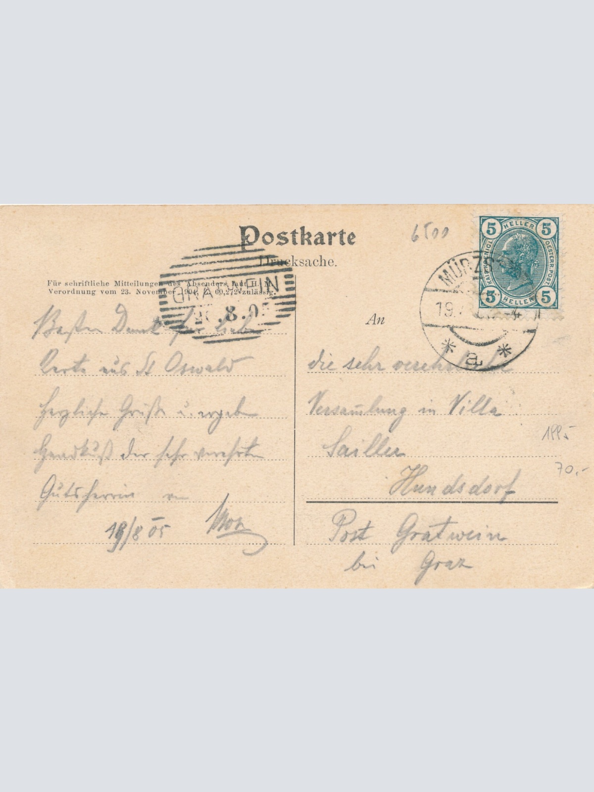 AK aus Mürzsteg Steiermark (6399)