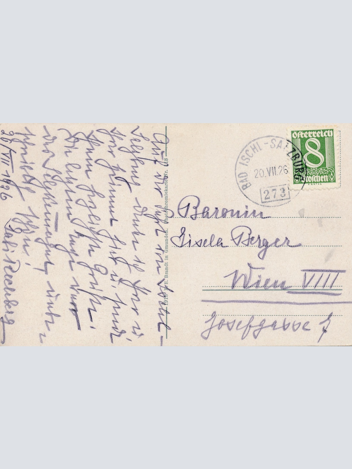 AK aus St.Wolfgang mit dem Schafberg Oberösterreich  (6346)