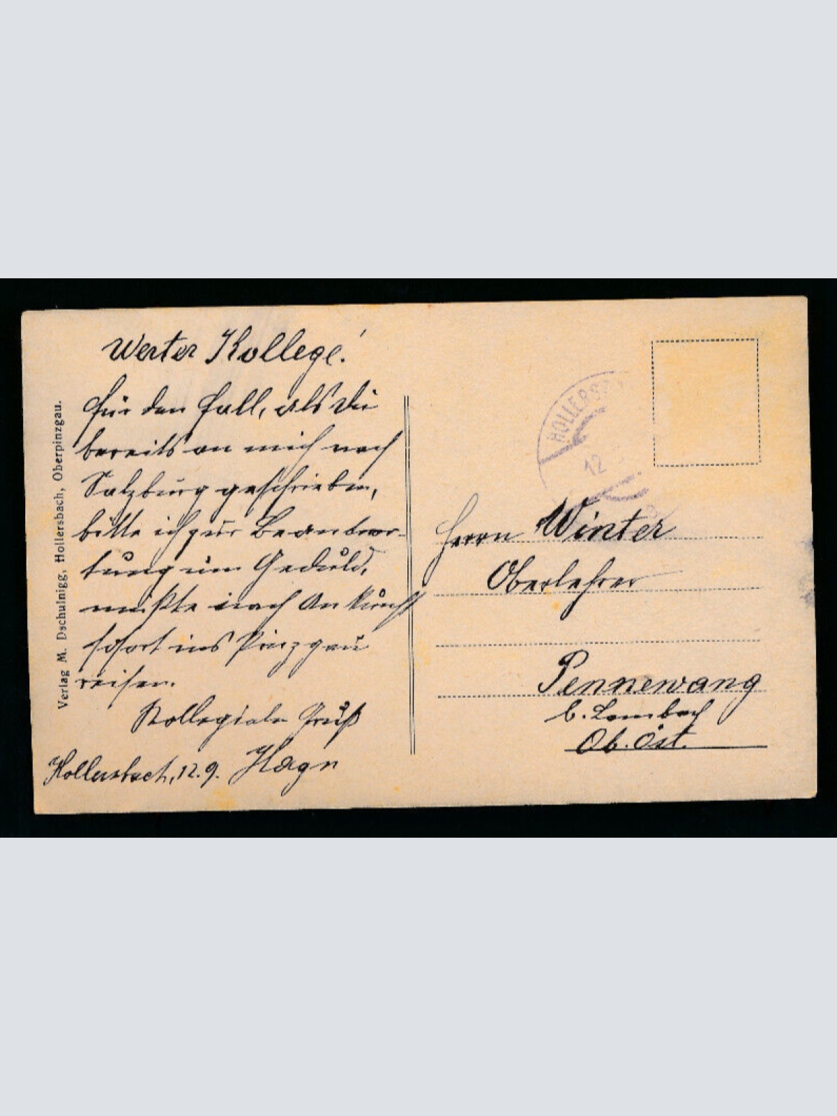 AK aus Hollersbach Salzburg (5980)