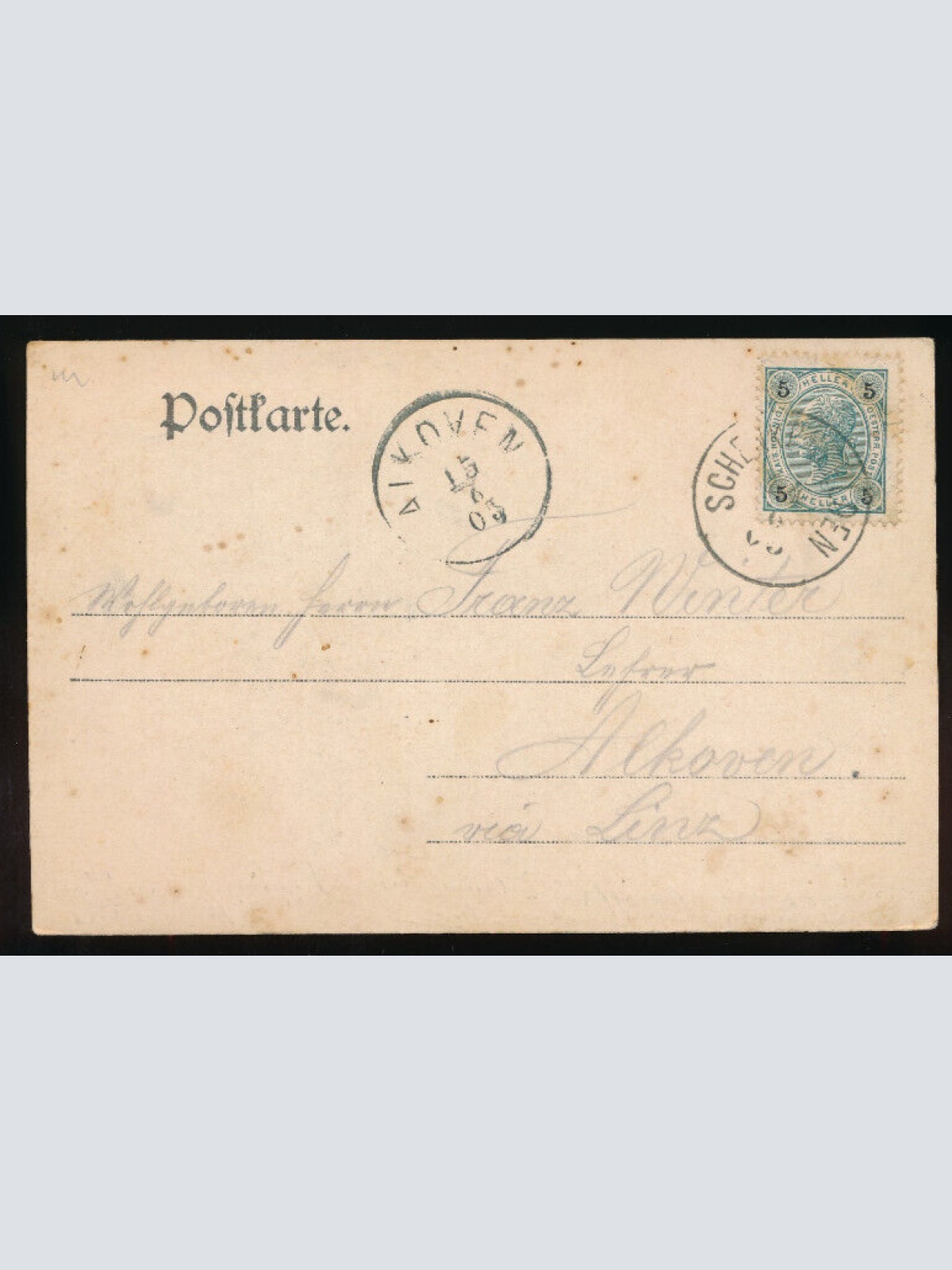 AK gruss aus Schenkenfelden Oberösterreich (5945)