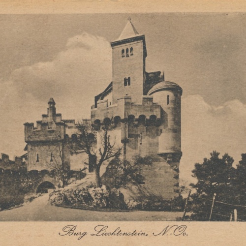 AK von der Burg Lichtenstein Niederösterreich (6873)