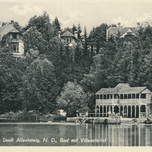 AK aus Allensteig mit Bad Villenviertel Niederösterreich (6876)