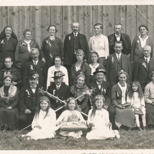 AK Annodazumals Familien Foto vom 50 Jahrestag (6845)