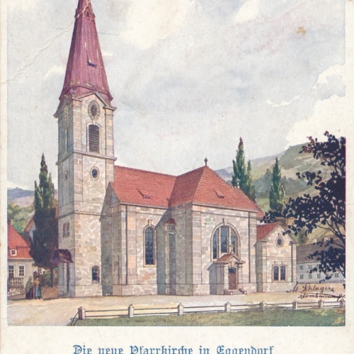 AK aus Eggendorf mit Paffkirche Oberösterreich (6198)