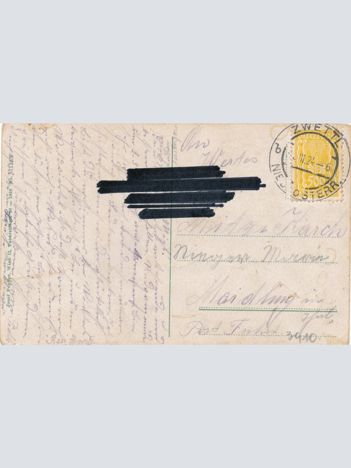 AK aus Zwettl Niederösterreich (6892)