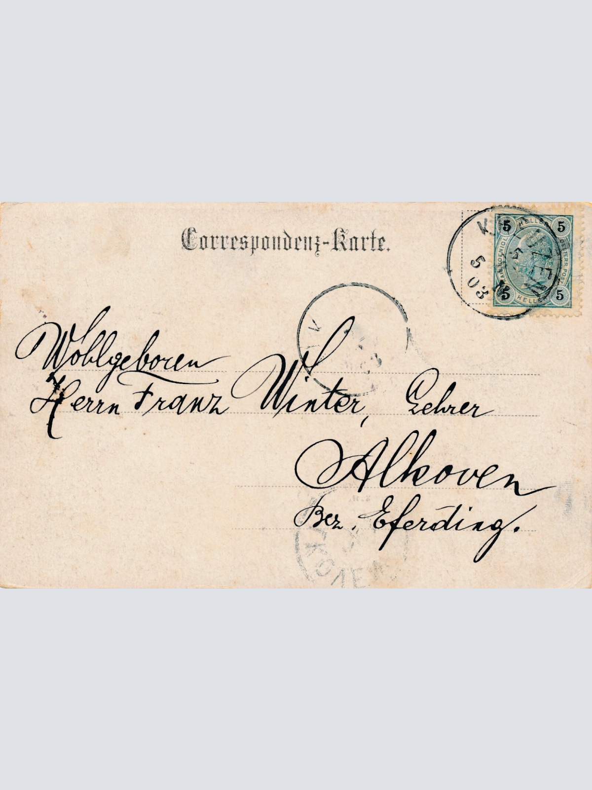 AK gruss aus Bad Kreuzen Oberösterreich (6193)