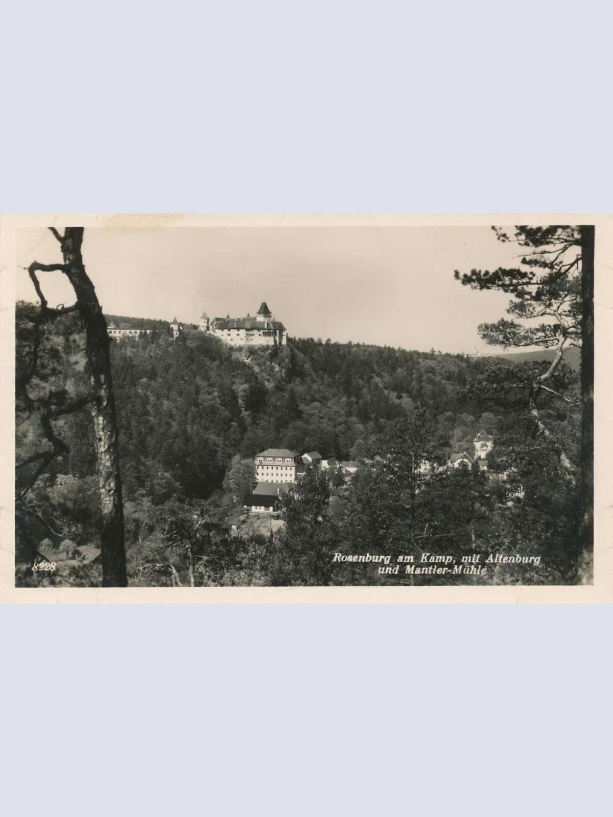 AK aus Rosenburg am Kamp mit Altenburg Niederösterreich (6885)