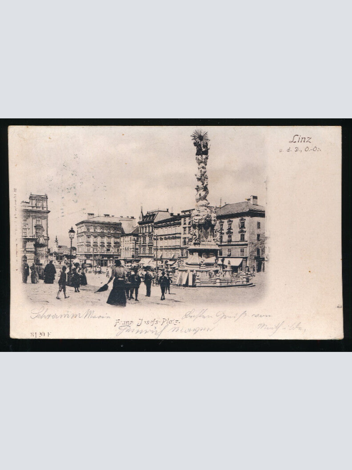 AK aus Linz Franz Josefs Platz Oberösterreich (6025)