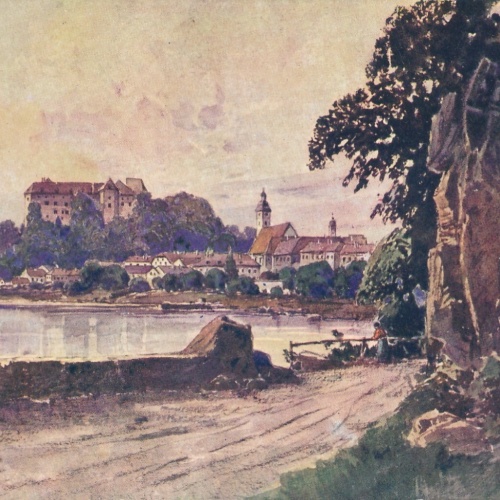 AK aus Grein an der Donau von Fritz Lach Oberösterreich (6799)