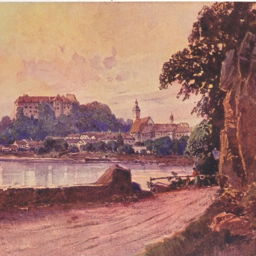 AK aus Grein an der Donau von Fritz Lach Oberösterreich (6800)