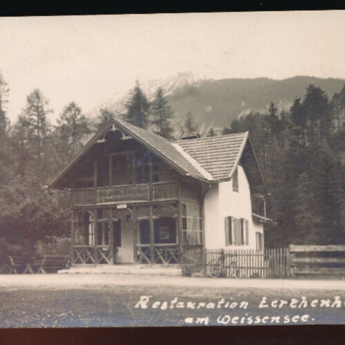 AK von der Restauration Lerchenheim am Weissensee Kärnten (5908)