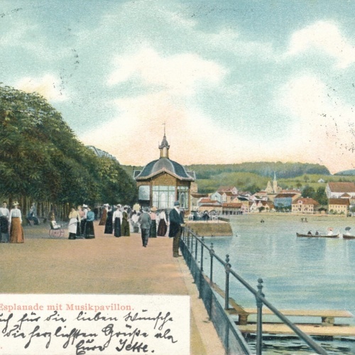 AK aus Gmunden Esplanade Oberösterreich (6774)