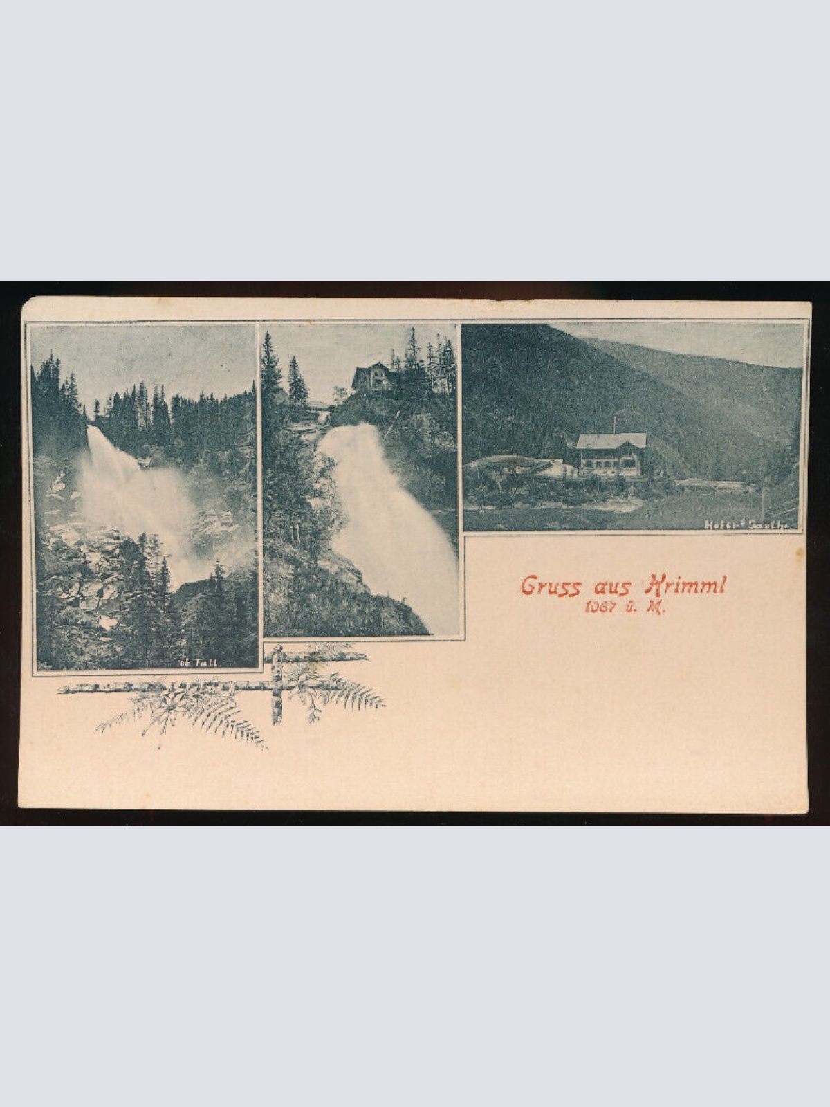 AK gruss aus Krimml Salzburg (5983)