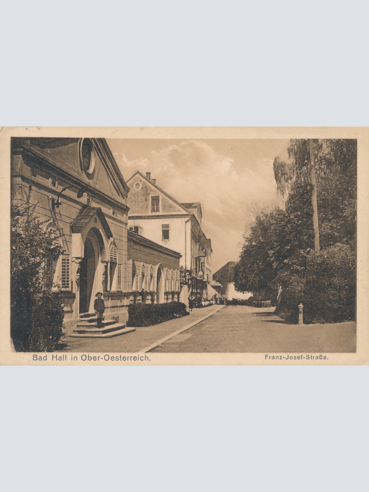 AK aus Bad Hall Franz Josef Straße Oberösterreich (6783)