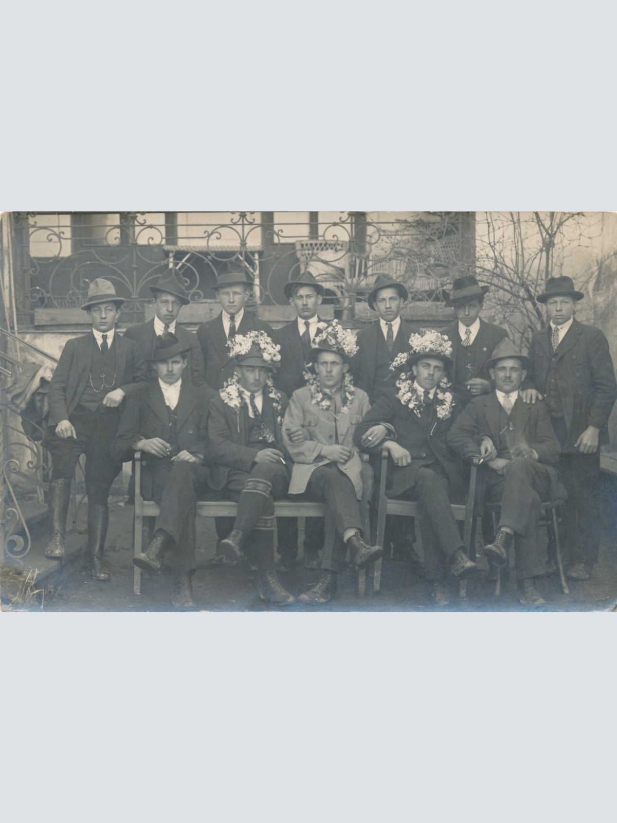 AK Annodazumals Männerfoto von einer Promenade Niedersachsen (6830)