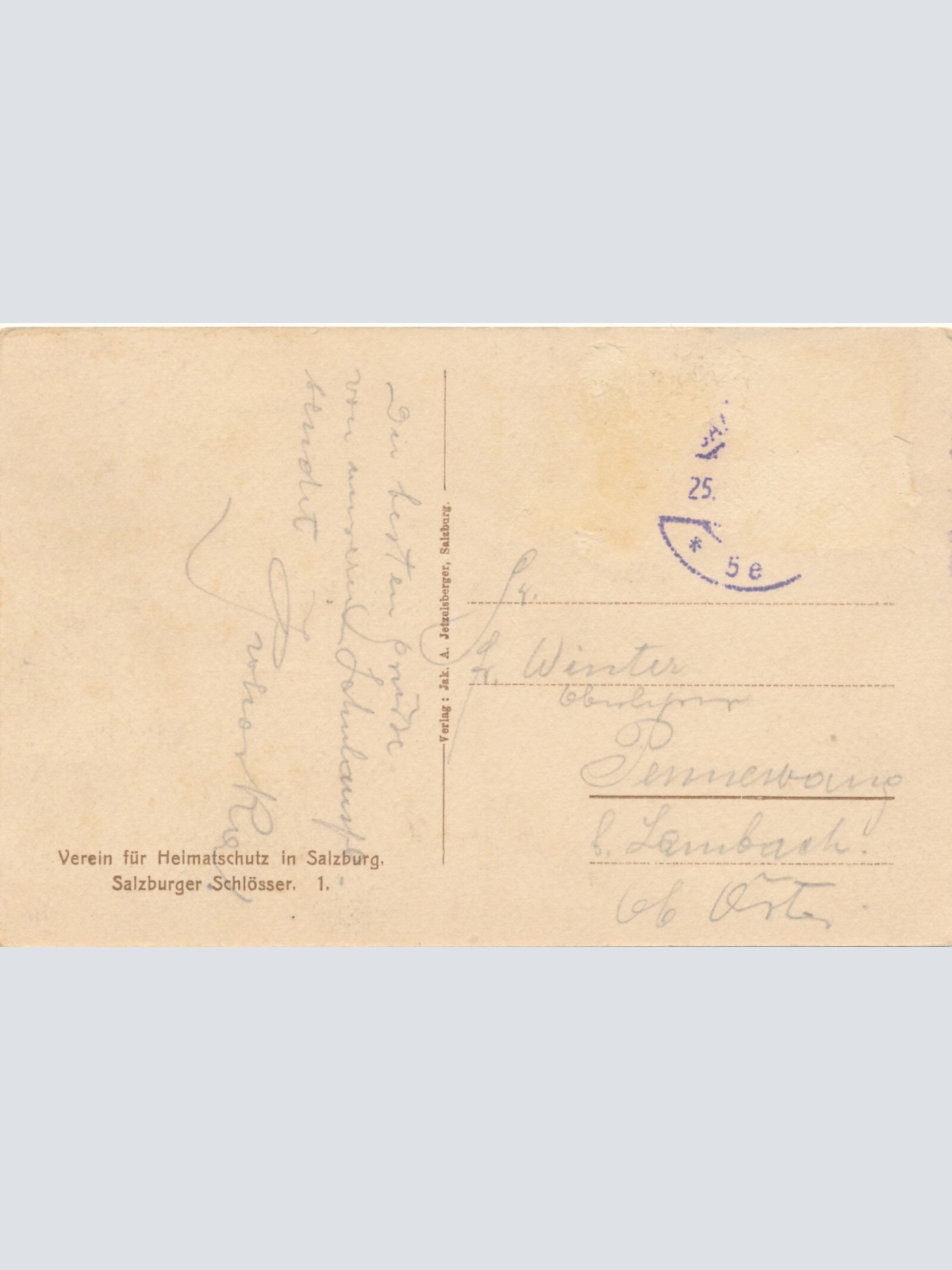 AK aus Hallein mit Schloss Rif Salzburg (6094)