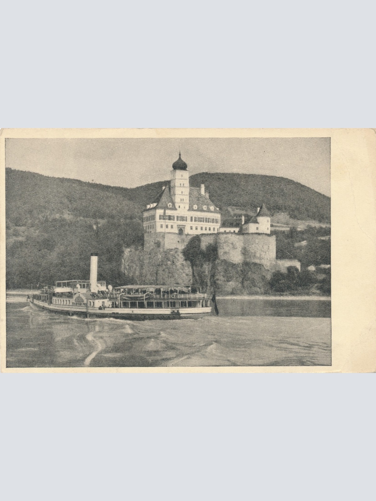 AK aus Schönbühel an der Donau mit Schloss Niederösterreich (6976)