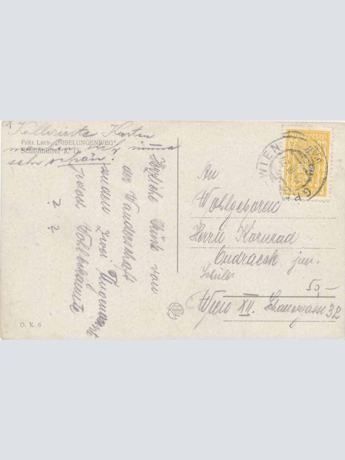 AK aus Schönbühel an der Donau mit Schloss Niederösterreich (6992)