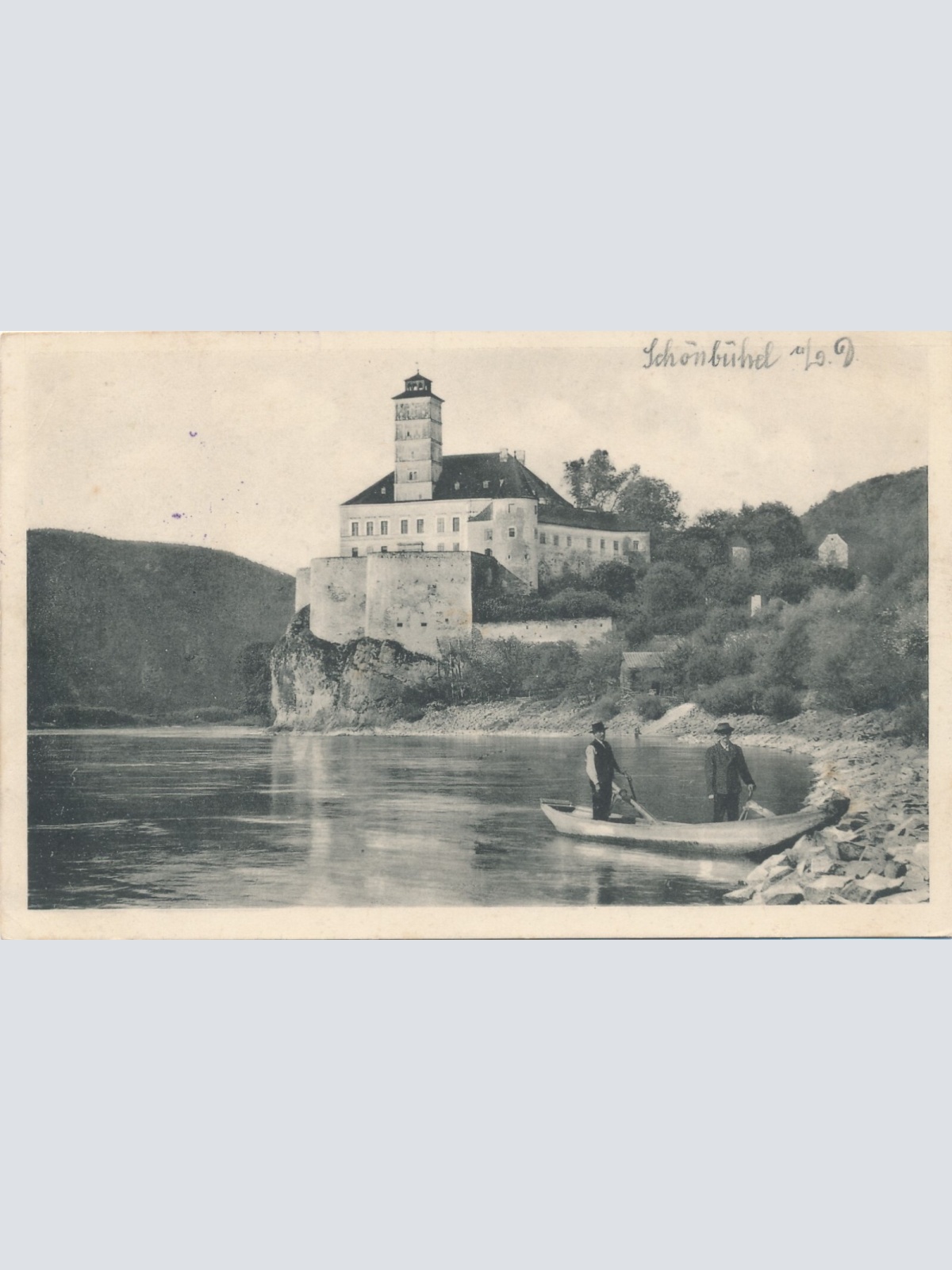 AK aus Schönbühel an der Donau mit Schloss Niederösterreich (6995)