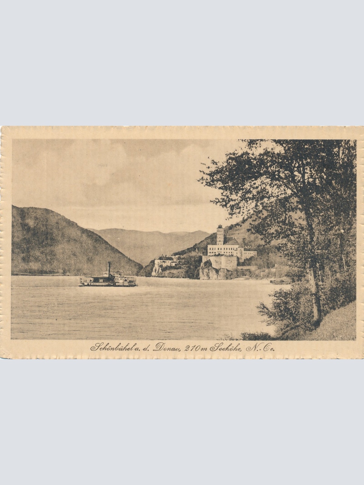 AK aus Schönbühel an der Donau mit Schloss Niederösterreich (6988)