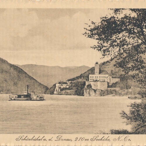 AK aus Schönbühel an der Donau mit Schloss Niederösterreich (6988)