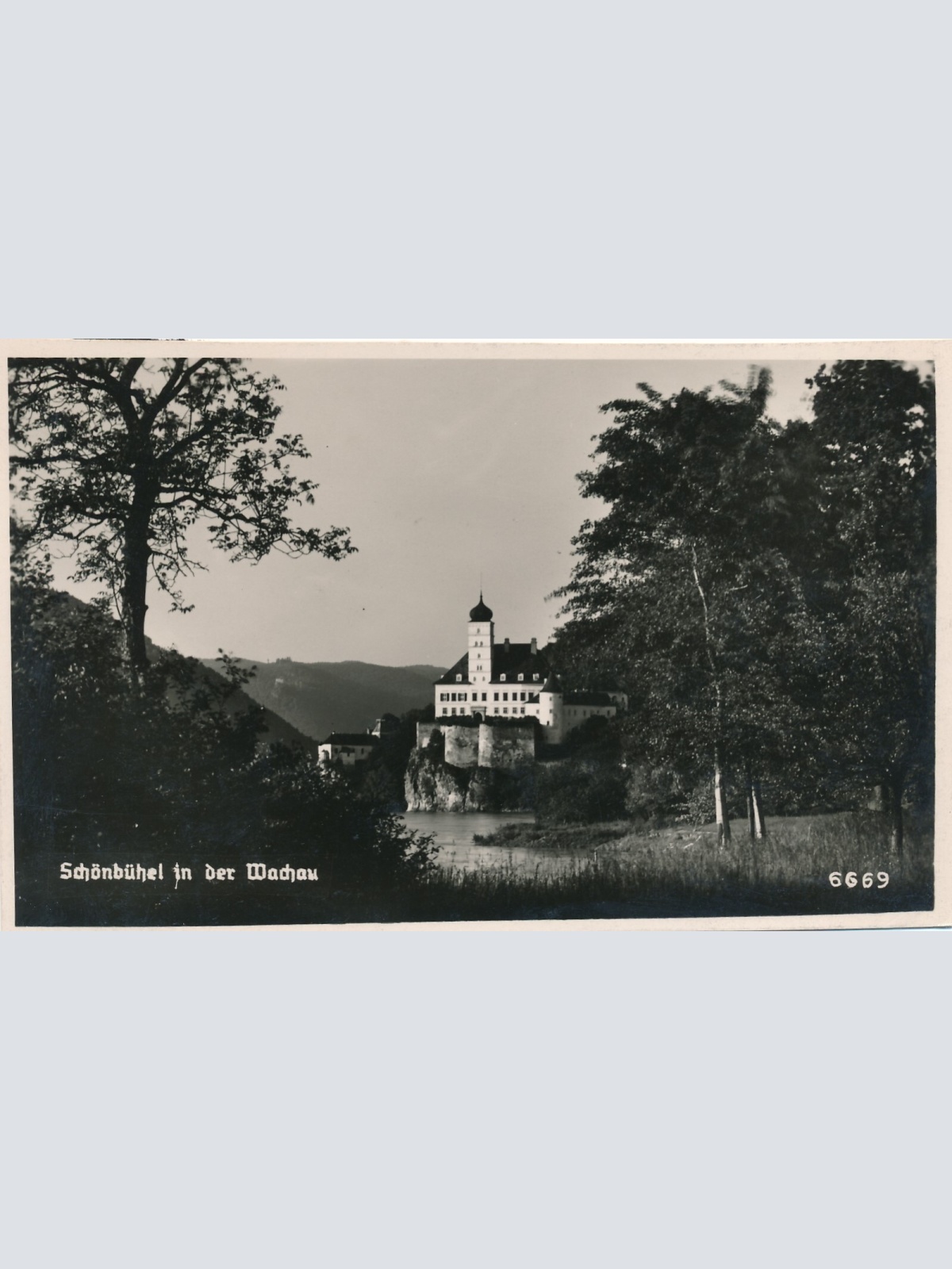 AK aus Schönbühel an der Donau mit Schloss Niederösterreich (6987)