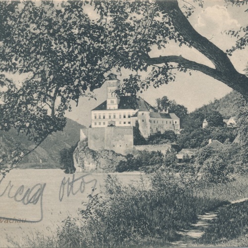 AK aus Schönbühel an der Donau mit Schloss Niederösterreich (6981)