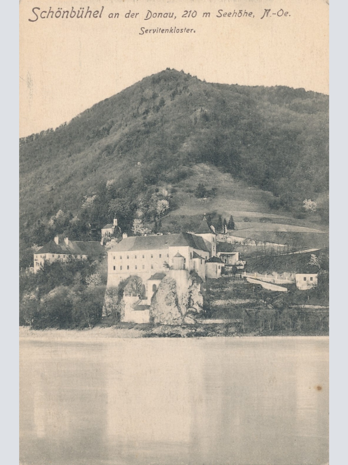 AK aus Schönbühel an der Donau mit Schloss Niederösterreich (6985)